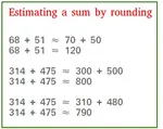 Estimating a sum by rounding