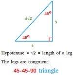 45-45-90 triangle