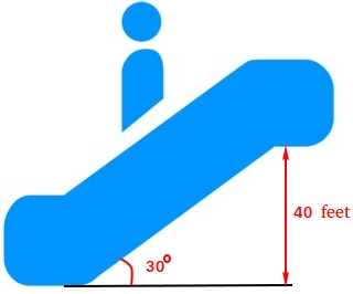 30-60-90 triangle and escalator