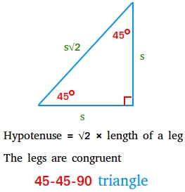 45 45 90 triangle