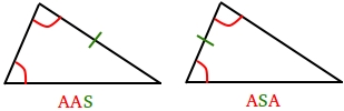 AAS and ASA triangles AAS and ASA triangles