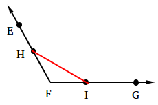 Bisecting an obtuse angle
