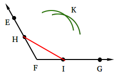 Bisecting an obtuse triangle