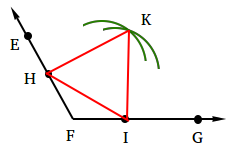 Bisecting an obtuse triangle