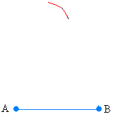Constructing an isosceles triangle: step 2