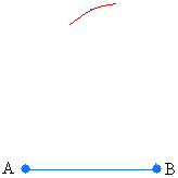 Constructing an isosceles triangle: step 3