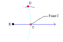 Copying an angle: step 5