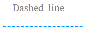 Dashed line Dashed line