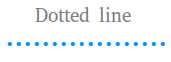 Dotted line Dotted line