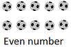 Even number
