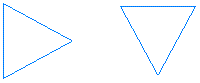 A pair of isosceles triangles A pair of isosceles triangles