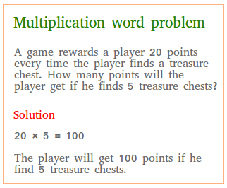 Multiplication word problem