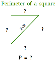 Perimeter of a square