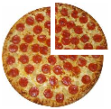 A slice of pizza is a sector A slice of pizza is a sector
