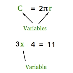 Variables in algebra