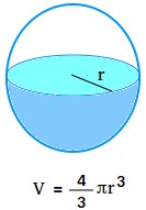 Volume of a sphere