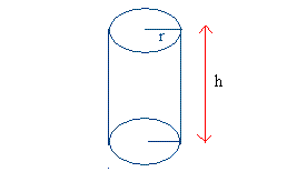 Volume of a cylinder