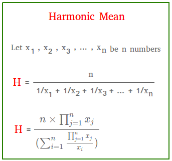 Harmonic mean