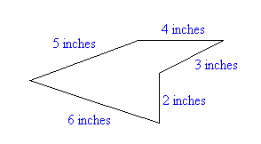 irregular polygon with 5 sides