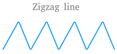 Zigzag line